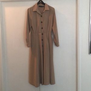 Monterey Clothing Company long button down jacket